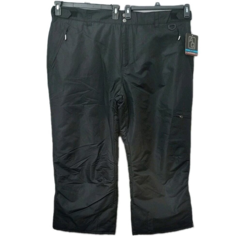 AQ Arctic Quest Snow Pants Size 2X Black Skiing Winter Outerwear Men Performance